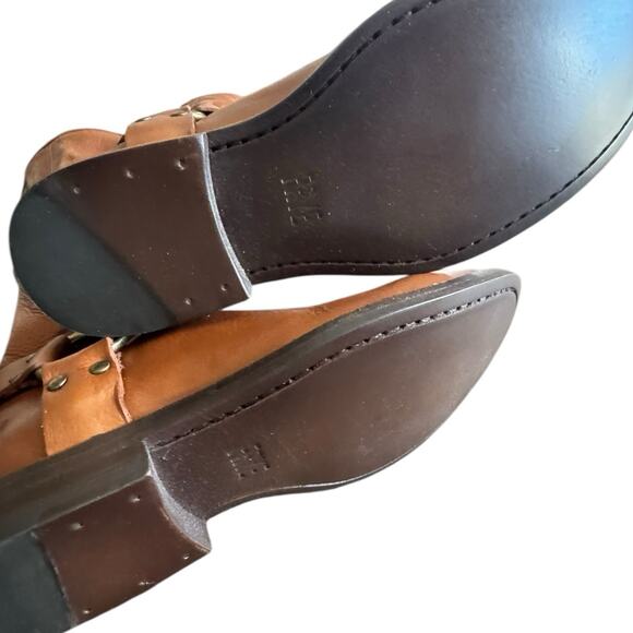 Frye Phillip Harness Tall Washed Leather Riding Boot 70511 Size 5.5 - Picture 4 of 13